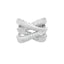 Inel Argint Bold cu Pietre Zirconia