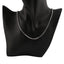 Lant Argint Tennis 3mm cu Pietre Negre