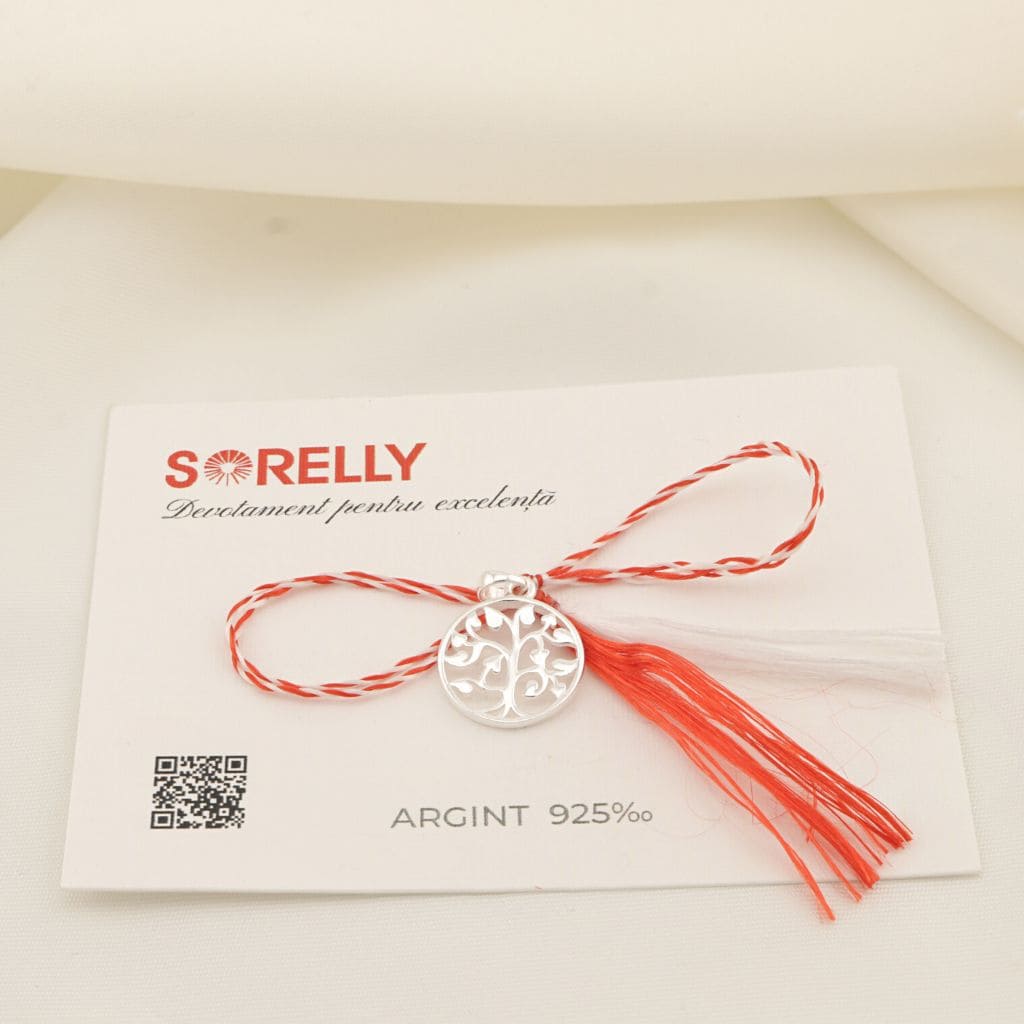 Martisor Pandantiv Argint Copacul Vietii Rotund