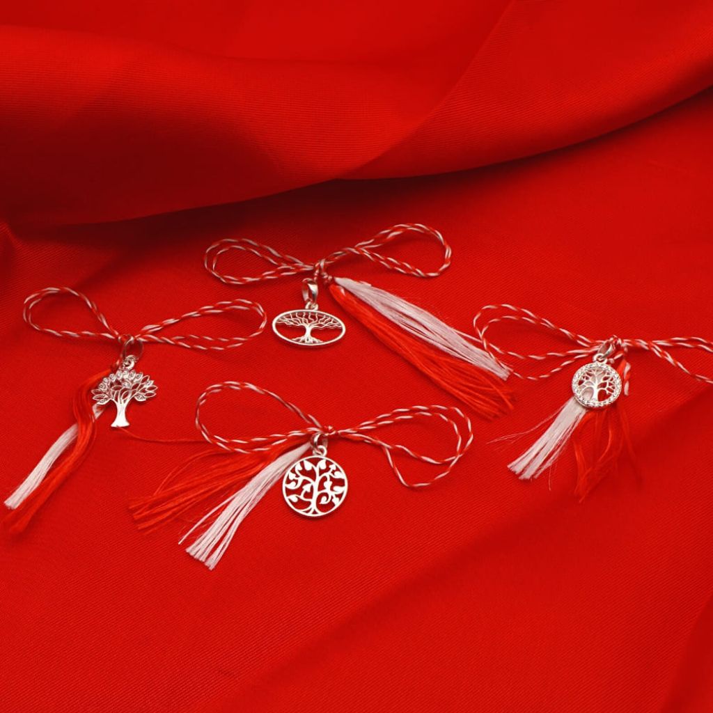 Martisor Pandantiv Argint Copacul Vietii Rotund