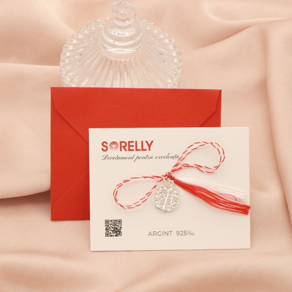 Martisor Pandantiv Argint Copacul Vietii Rotund