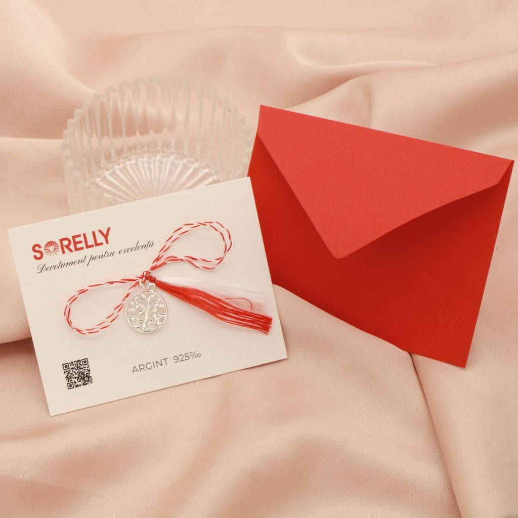 Martisor Pandantiv Argint Copacul Vietii Rotund
