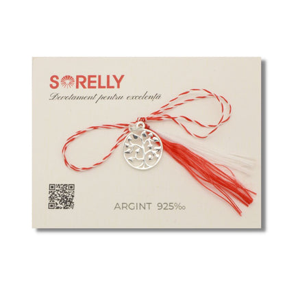 Martisor Pandantiv Argint Copacul Vietii Rotund