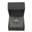 Inel Aur 14k Wedding Band cu Inimi si Piatra Zirconia
