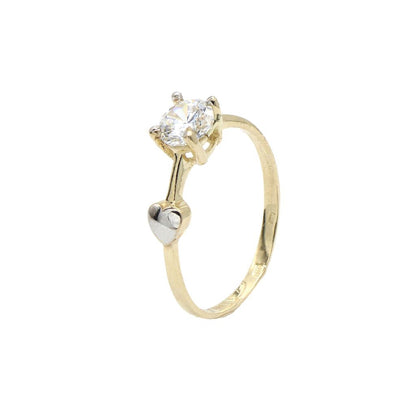 Inel Solitaire Aur 14k cu Inima