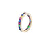 Inel Aur 14k Eternity cu Pietre Multicolore