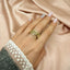 Inel Aur 14k Sarpe Dublu cu Pietre Zirconia