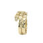 Inel Aur 14k Sarpe Dublu cu Pietre Zirconia