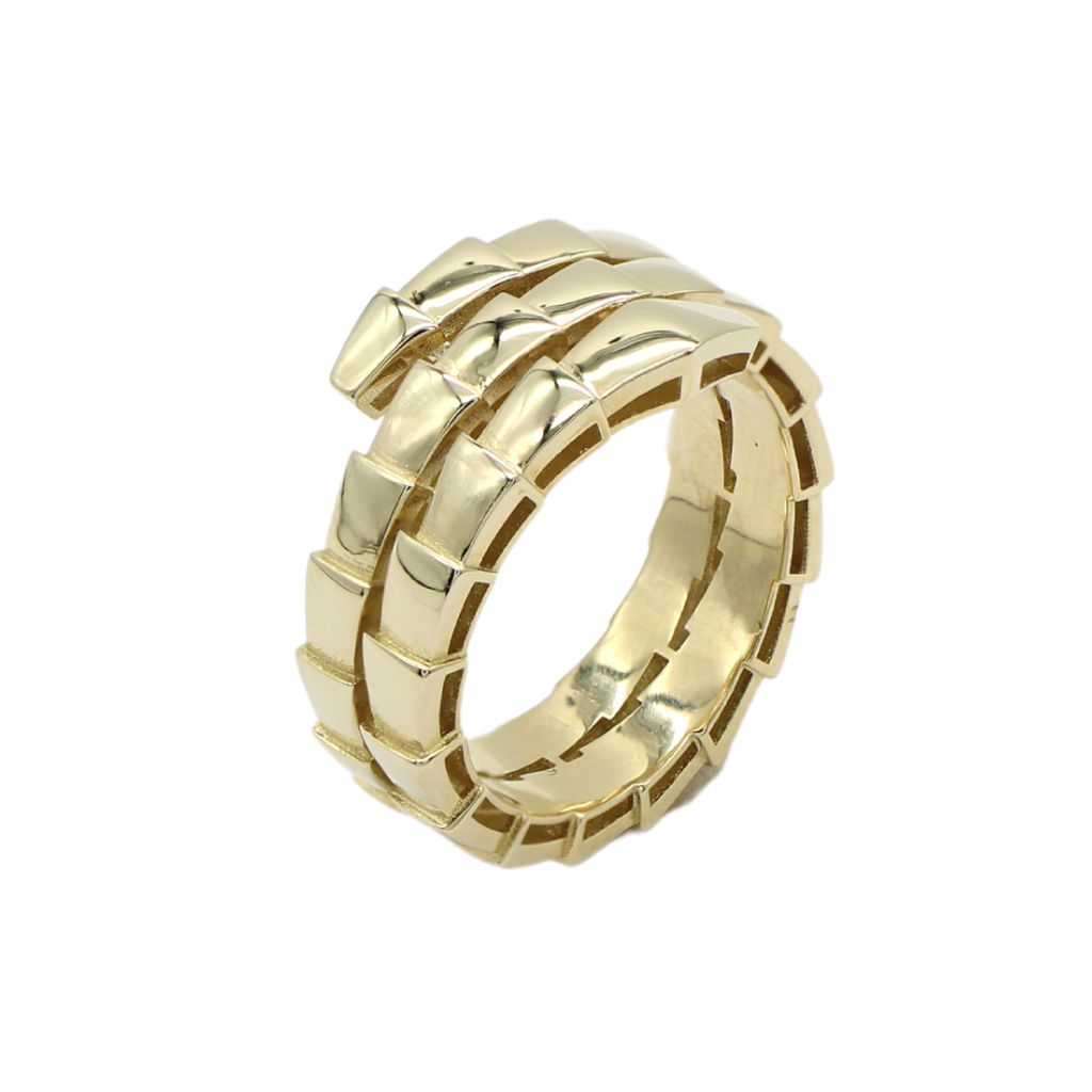 Inel Dublu Aur 14k Sarpe