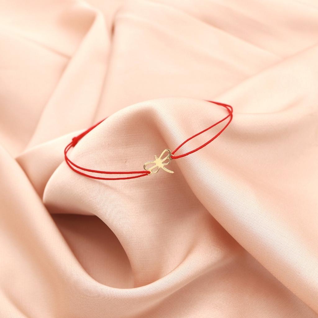 Bratara Aur 14k Libelula pe Snur