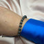 Bratara Aur 14k Snur Gri cu Bile Hematit 5mm