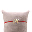 Bratara Aur 14k Snur Rosu Litera N