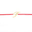 Bratara Aur 14k Snur Rosu Litera T