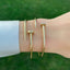 Bratara Fixa Aur 14k Tip Cui Clasic