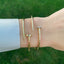 Bratara Fixa Aur 14k Tip Cui Clasic