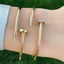 Bratara Fixa Aur 14k Tip Cui Clasic