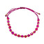 Bratara Snur cu Bile Aur 14k si Cristal Cubic Roz 4mm
