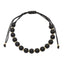 Bratara Snur cu Bile Aur 14k si Onix Negru 6mm