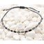 Bratara Snur Gri cu Bile de Aur 14k si Hematit 3mm