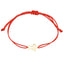 Bratara Snur Rosu Aur 14k Albina
