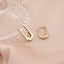 Cercei Aur 14k Safety Pin