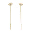 Cercei Fir Aur 14k Evil Eye cu Piatra Zirconia
