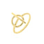 Inel Aur 14k Minimalist T-Bar
