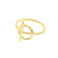 Inel Aur 14k Minimalist T-Bar