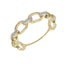 Inel Aur 14k Cuban cu Pietre Zirconia