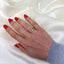Inel Aur 14k Model Minimalist cu Pietre Zirconia