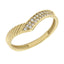 Inel Aur 14k Model Minimalist V-Shape