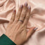 Inel Aur 14k cu Pietre Multicolore 3mm Eternity