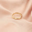 Inel Aur 14k cu Nituri si Model Geometric