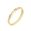 Inel Aur 14k Geometric cu Pietre Zirconia