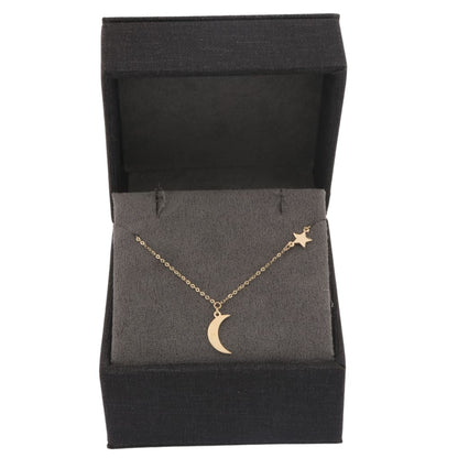 Lant Aur 14k Semiluna si Stea Starry Night