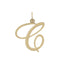 Pandantiv Aur 14k Litera C