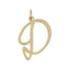 Pandantiv Aur 14k Litera D