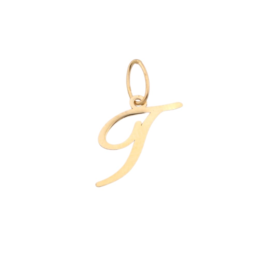 Martisor Pandantiv Aur 14k Litera T