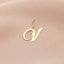 Pandantiv Aur 14k Litera V