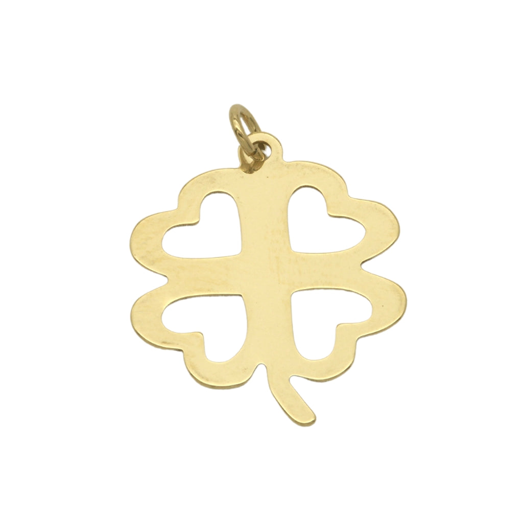 Pandantiv Aur 14k Trifoi Norocos 1.6 cm
