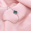 Bratara Argint Floare cu Malachit 1.3 cm