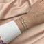 Bratara Argint Placat cu Aur Love Tennis