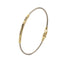 Bratara Fixa Unisex Aur 14k Rope cu Model Geometric