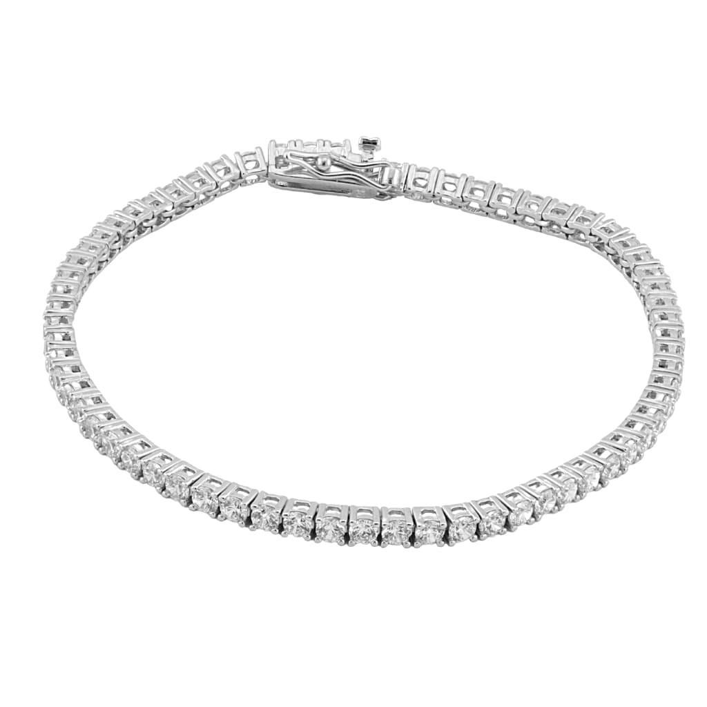 Bratara Tennis Argint cu Pietre Albe 3mm