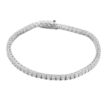 Bratara Tennis Argint cu Pietre Albe 3mm