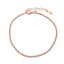 Bratara Tennis Argint Placat cu Aur Roz 1.5 mm
