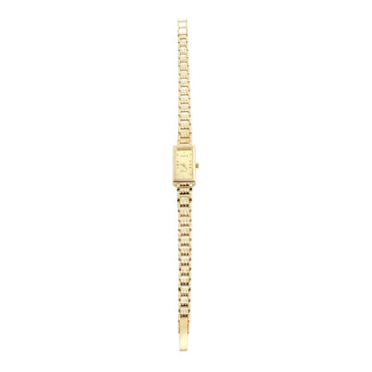 Ceas Aur 14k Geneve Dama Cadran Dreptunghiular 10mm