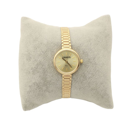 Ceas Aur 14k Geneve Dama Cadran Rotund 20mm
