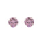 Cercei Argint Birthstone Luna Octombrie - Baby Pink