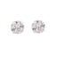 Cercei Argint cu Piatra Lunii Aprilie - Pure White